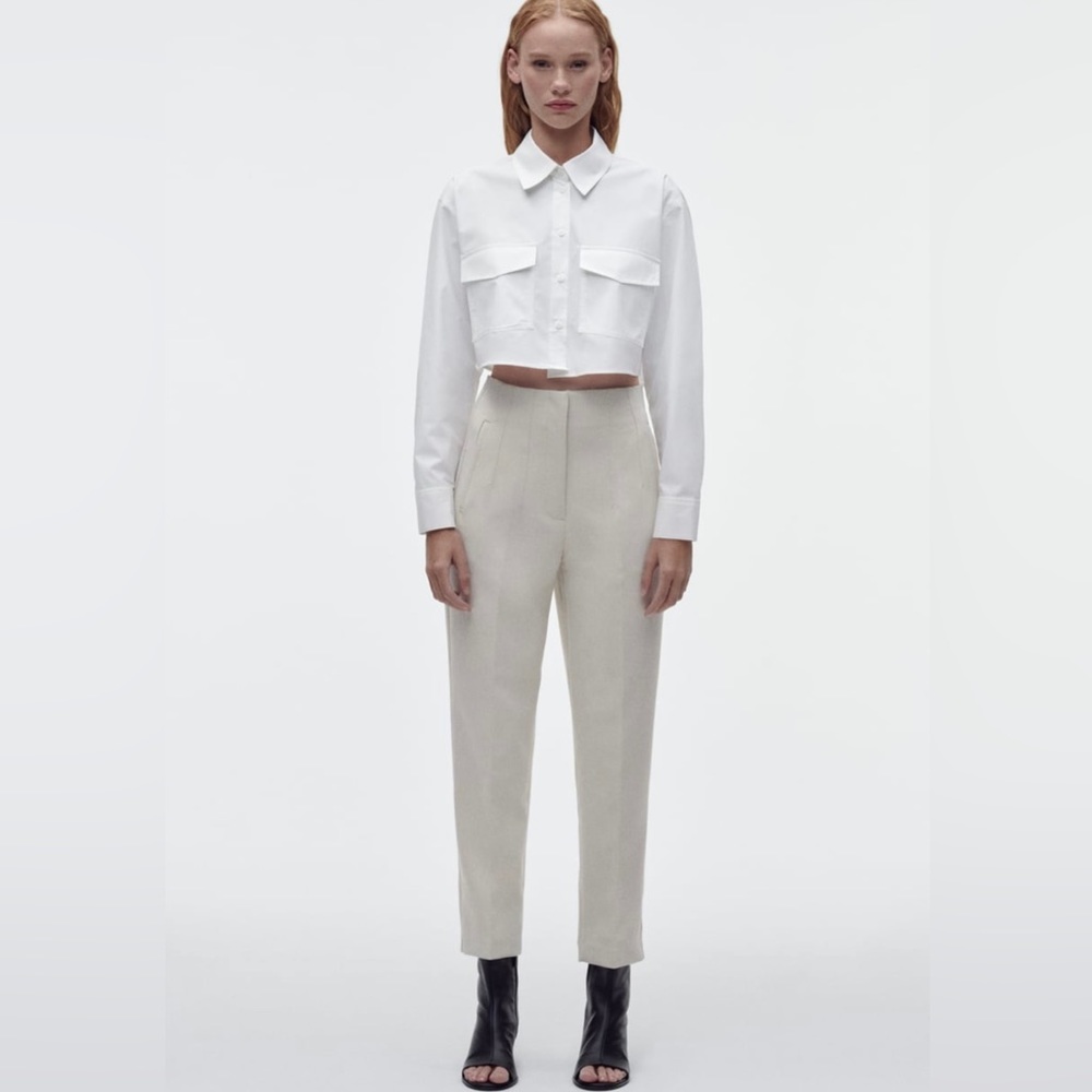 ZARA HIGH WAISTED PANTS